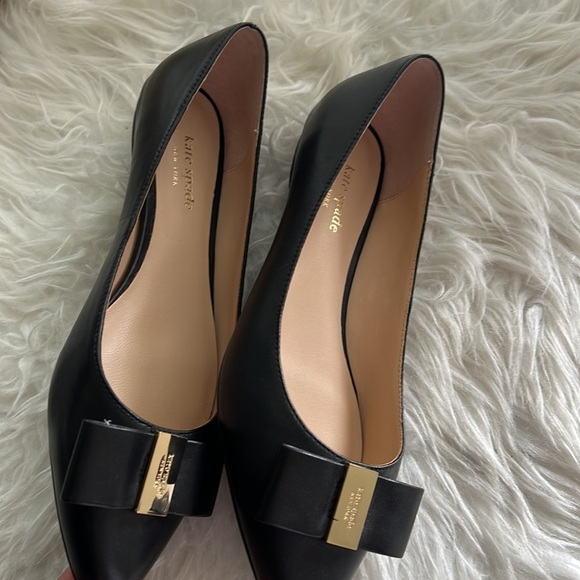 Kate spade black flat shoes size 8.5 - Picture 4 of 5